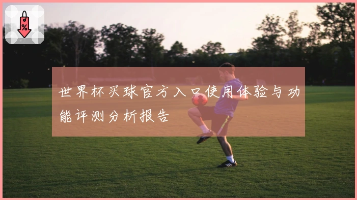 世界杯买球官方入口使用体验与功能评测分析报告
