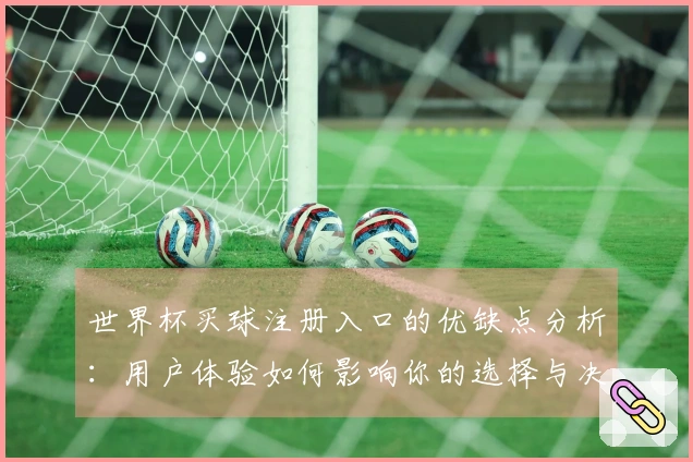 世界杯买球注册入口的优缺点分析：用户体验如何影响你的选择与决策